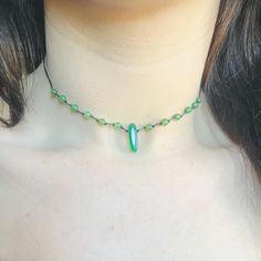 This is a minimalist nylon cord necklace with adjustable macramé closure. This necklace features 4-6mm Green Aventurine pebble stick and 3mm round beads and  strung on 0.5 mm Nylon cord (shown in evergreen) tag ends are finished with 4mm green aventurine beads. Fully Adjustable length - necklace measures 23-25 inches when fully open. The necklace slips over your head and the tag ends are pulled tight to wear. - G R E E N     A V E N T U R I N E -  Helps with : enhancing leadership abilities, promoting prosperity, promoting unconditional love, releases anxiety  - C H A K R A -  Heart Green Aventurine Necklace, Leadership Abilities, Blue Aventurine, Aventurine Necklace, Biwa Pearls, Aventurine Stone, Length Necklace, K R, Shell Bracelet