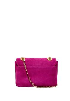 Designed with a very feminine colour, this piece won't let you get unnoticed. Chain link shoulder strapGold-tone logo plaqueFoldover topInternal zip pocketMagnetic closure Main internal compartmentComposition: Galf leather 100%, Suede 100%, Metal 100%Lining: Microfibre 100%Colour name: Fuchsia PinkHeight: 6.9", Width: 10", Depth: 1,8"Made in Italy Gucci Flap Bag For Everyday Use, Gucci Everyday Flap Bag, Gucci Luxury Flap Bag, Classic Gucci Flap Bag, Classic Gucci Shoulder Bag With Chain Strap, Gucci Classic Shoulder Bag With Chain Strap, Classic Gucci Bag With Chain Strap, Gucci Travel Bag With Chain Strap, Elegant Gucci Bag With Chain Strap