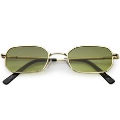 Png Sunglasses, Small Sunglasses, Small Glasses, Green Gradient, Metal Hinges, Minimal Look, Trending Sunglasses, Metal Sunglasses