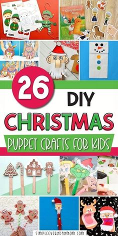 25 diy christmas puppet crafts for kids