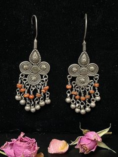 Afghanistan, Afghan sterling silver earrings, Touch of Kuchi tribal jewelry Vintage earrings tribal jewelry, I Love ethnic jewelry. Length: 2 7/8 It's All About You, Open studio most days from 10:00 to 5:00, DM, make an appointment to have an adventure in shopping. Yes ~ along with basic simplicity ~ It's all about you You deserve to know about my fabulous Treasure chest. Tribal Jewelry, Statement Piece Handmade Jewelry, Art to Wear, with Much Much More. Looking for more Treasures, Or would like Traditional Handmade Sterling Silver Chandelier Earrings, Bohemian Sterling Silver Earrings Stamped 925, Traditional Sterling Silver Nickel-free Chandelier Earrings, Traditional Sterling Silver Dangle Earrings, Traditional Sterling Silver Dangle Jewelry, Ceremonial Sterling Silver Drop Earrings, Handmade Sterling Silver Chandelier Earrings For Festivals, Traditional Nickel-free Sterling Silver Chandelier Earrings, Traditional Sterling Silver Chandelier Earrings