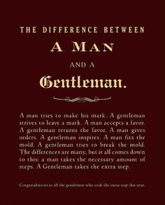 an old book cover with the title for a man and a gentleman written in black