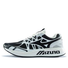 Mizuno PI Mono Marathon Running Shoes/Sneakers White Sneakers With Shock Absorption For Gym, White Gym Sneakers With Shock Absorption, White Technical Running Shoes For Streetwear, Casual White Running Shoes With Shock Absorption, White Dynamic Running Shoes With Shock Absorption, White Moisture-wicking Sneakers For Gym, Dynamic White Running Shoes With Shock Absorption, White Moisture-wicking Sneakers For Training, White Moisture-wicking Gym Sneakers