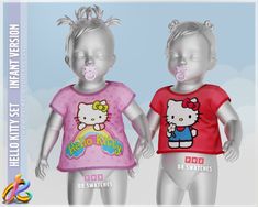 Sims 4 Infant Hello Kitty, Sims 4 Hello Kitty Pants, Sims Cc Hello Kitty Clothes, Sim4 Cc Infant, Sims 4 Cc Hello Kitty Pajamas, Sims Cc Kawaii Clothes, Sims 4 Sonny Angels, Sims 4 Gorilla Gorilla Gorilla Patreon, Sims 4 Hello Kitty Cc Patreon