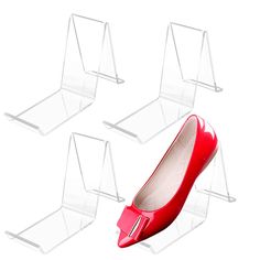 PRICES MAY VARY. Made of Acrylic material,resistant to wear and durable Color:clear,size:15cm*8cm*4cm/5.9"*3.15"*1.57",suitable for most shoes Great for displaying shoes in retail stores or shopping malls,warehouse or at home. Applicable shoes: casual shoes, sports shoes, high heels, leather shoes,sneakers high heels etc It can display the beauty of shoes while being stored.looks textured, highlights your shoes Specification:
 Made of Acrylic material,resistant to wear and durable
 
 Color:clear Shoe Store Display, Cosmetics Display Stand, Snow Shoe, Clear Sandals, Clear Shoes, Acrylic Display Stands, Centre Commercial, Shoes Stand, High Heel Sneakers