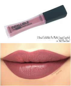 Lipstick Colours, Oregon Style, Infallible Pro Matte, Loreal Infallible, Lipstick Kit, Beauty Make-up, Best Lipsticks, Lips Shades, Nails Wedding