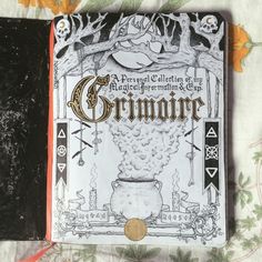 Grimoire Book, Book Of Shadow, Witching Hour, Wicca Witchcraft, Witch Books, Witch Magic, Bullet Journal Art