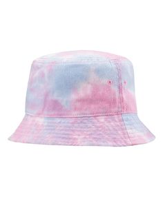 "Tie-Dye Bucket Hat, Custom Tie-Dye Bucket Hat, Summer, Multicolor Casual Bucket Hat, Rainbow Colors, Family Bucket Hats Item #: 51995 100% Cotton Unstructured, 3½\" crown Sewn eyelets 2\" brim 6 5/8\" - 7 3/8\" Not all caps will look alike, the fabric is tie-dye before the caps are produced." Y2k Bucket Hat, Beach Bucket Hat, Custom Bucket Hats, Bucket Hat Summer, Tie Dye Bucket Hat, Lace Handkerchief, Pretty Hats, Bucket Cap, Custom Ties