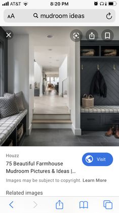 the inside of a house is shown with pictures on it and an instagramr