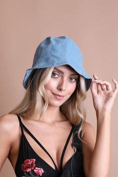 100% CottonAdjustable FitOne Size Fits MostImmediate ShippingMade In: China Everyday Bucket Hat For Summer, Spring Hats In Solid Color, Solid One-size Hat For Spring, Solid Color Spring Hat, Spring Solid Color Bucket Hat, Trendy Adjustable Bucket Hat, Trendy Spring Bucket Hat One Size, Casual Solid Bucket Hat For Spring, Cotton Bucket Hat