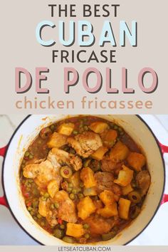 the best cuban fricase de pollo chicken fricosse