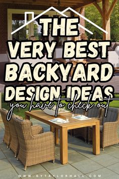 the very best backyard and patio design ideas you have to check out in this post