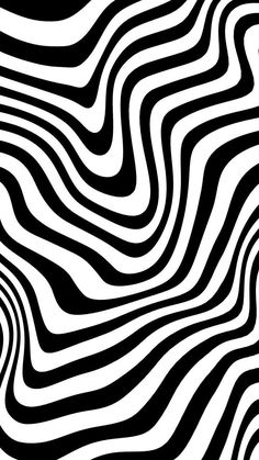 an abstract black and white background with wavy lines