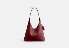 COACH® | Brooklyn Shoulder Bag 28 Coach Brooklyn, Minimalist Silhouette, Hobo Style, Large Wallet, Fashion Wishlist, Beautiful Textures, New Handbags, Belt Bag, Purse Wallet