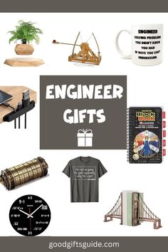 Engineer Gifts - gift guide for engineers by Good Gifts Guide. Good Gift Ideas, Engineer Gifts, Engineering Gifts, An Engineer, Christmas Birthday Gifts, Present Gift, Practical Gifts, Problem Solving