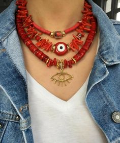 Easy Diy Jewelry, Jewelry Fashion Trends, Classy Jewelry, Layered Jewelry, Beaded Accessories, Girly Jewelry, Bijoux Diy