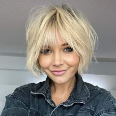 Thicken Fine Hair, Shaggy Bob Hairstyles, Messy Haircut, Straight Blonde Hair, Messy Short Hair, Bob Hairstyles For Fine Hair