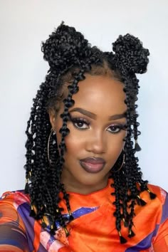 Goddess Butterfly Braids, Butterfly Braids Short, Styling Short Curly Braids, Short Braid Ideas For Black Women, Short Hairstyles With Curls, Short Braids Women, Butterfly Box Braids For Black Women, Braid Inspo Short Hair, Buterfluffy Braids