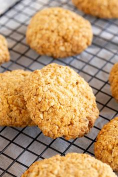 some cookies are cooling on a rack and ready to be baked in the oven or used as an appetizer