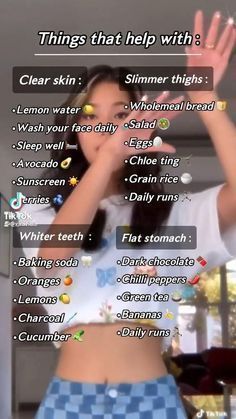 Food That Help With, Foods That Help With, Good Skin Tips, Beauty Routine Tips, Perfect Workout, Perfect Skin Care Routine, Vie Motivation, Healthy Skin Tips, Body Workout Plan