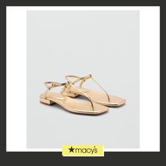 in stock Elegant T-strap Sandals With Flat Heel For Vacation, Chic Gold Flat Slingback Sandals, Elegant Sandals With Single Toe Strap For Vacation, Elegant Single Toe Strap Sandals For Vacation, Elegant T-strap Slingback Sandals For Beach, Elegant Slingback Sandals With Single Toe Strap For Vacation, Formal T-strap Slingback Sandals For Summer, Elegant Flat Slingback Sandals For Vacation, Elegant Flat Sandals For Vacation