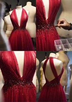 Red Cocktail Dress Classy Elegant, Elegant Red Formal Corset, Dark Red Fantasy Dress, Gala Outfit Ideas Classy, Red Teuta Matoshi, Red Fitted Fantasy Dress, Teuta Matoshi Red Dress, Red Glitter Dress, Dresses With Beads