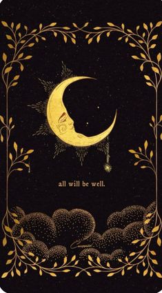 an image of a crescent with the words, all will be well