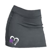 Any orders over $35 get FREE SHIPPING. Designs: Heart with Pickleball (Purple) Athletic Works women's core active jersey-knit skort comes with built-in shorts made out of a poly-spandex blend that will keep your legs from rubbing together, without which often results in painful chafing. You can also feel secure knowing that no matter how strenuous the exercise, the skort will remain in place (it won't ride up!). The fabric is breathable, featuring Dri-Works wicking technology. As you perspire, i Pickleball, Sport Fitness, Sports Women, Knit Jersey, Spandex, Violet, Active Wear, Plus Size, Bathing Beauties