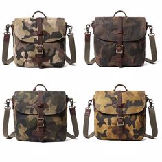 Product information: Pattern: Camouflage Lining texture: Polyester Applicable scenario: leisure travel Function: waterproof, wear-resistant Material: canvas Packing list: Bag x 1piece Product Image: Military Style Khaki Bags For Travel, Military Style Khaki Travel Bag, Military-style Khaki Travel Bags, Waterproof Brown Canvas Bags, Casual Anti-theft Shoulder Bag For Outdoor, Khaki Shoulder Canvas Bag For Outdoor Activities, Brown Large Capacity Canvas Bag For Outdoor, Brown Outdoor Canvas Bag With Large Capacity, Khaki Canvas Bag With Large Capacity For Outdoor