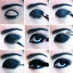 Maquillage Goth, Goth Eye Makeup, Maquillage On Fleek, Scene Makeup, Punk Makeup, Smink Inspiration, Emo Makeup