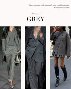 It’s time for some monochrome neutral inspiration 🍂 which look is your favourite? . #coloranalysis #colouranalysis #autumnfashion #coloranalyst #imageconsultant #imageconsulting #summerpalette #autumnpalette #winterpalette #springpalette Best Hair Dye Colors, Seasonal Color Palette, Inverted Triangle Body Shape