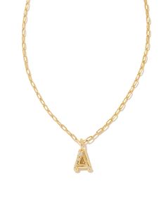 Personalize your everyday look with the Crystal Letter A Gold Short Pendant Necklace in White Crystal. Whether you’re rocking your initial or a loved one’s, this sentimental layer is one you’ll keep coming back to again and again. Metal 14k Gold Over Brass Material White CZ Closure Lobster clasp Size 16" chain w/ 3" extender, 0.62"L X 0.35"W pendant Due to the one-of-a-kind nature of the medium, exact colors and patterns may vary slightly from the image shown. Steve Madden Mules, Short Pendant Necklace, Pearl Strands Necklace, Gold Shorts, Letter Pendant Necklace, Buy Crystals, Again And Again, Letter A, Letter Pendants