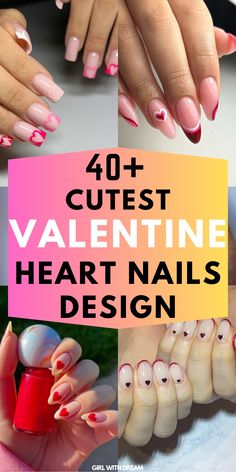 It's finally the time to go alll out and spoil yourself with some cute Valentines nails! If you cannot figure out what your mood and style is this year, these 50+ Valentine's Day nail designs are just the inspiration you need! valentine's day nail designs | valentines day nails acrylic | valentines day nails designs | valentines day nails short acrylic | valentines day nails acrylic long | valentines day nails pink | valentines day nails coffin | valentines day nails ideas