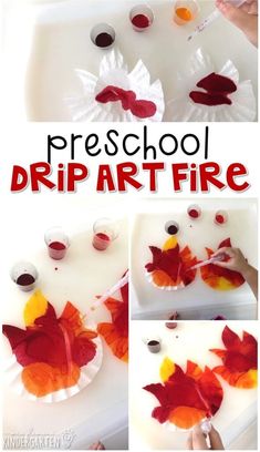 paper plate fall leaf craft for kids to make