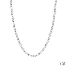 Y Diamond White Brilliant Cut Classic Necklace, Classic White Gold Necklaces With Brilliant Cut, Classic Diamond White Necklaces For Formal Occasions, Classic Diamond White Necklace For Formal Occasions, Classic Formal Diamond White Necklaces, Classic Formal Diamond White Necklace, Classic Round Tennis Necklace As Gift, Classic Round Tennis Necklace Gift, Classic Round Tennis Necklace For Gift