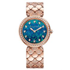 BULGARI New Watches - DIVAS’ DREAM WATCH 103261 | Manfredi Jewels Kylie Jewelry, Haley Core, Daniel Wellington Watch Women, Elegant Watches Women, Beyonce Concert, Woman Watches, Cartier Watches Women, Diamond Watches Women, Geneva Watch