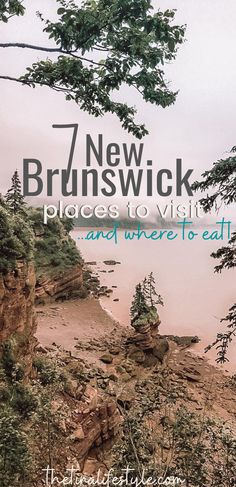 the cover of 7 new brunswickck places to visit and where to eat