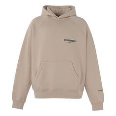 Fear of God Essentials FW21 SSENSE Exclusive Hoodie 'Linen' FOG-FW21-106 (Unisex/Solid Color/Gift Recommend/Gift to Boyfriend) Essentials Hoodie Women, Beige Essentials Hoodie Outfit, Brown Essentials Hoodie, Essentials Hoodie Outfit, Hoodie Essentials, Essentials Sweater, Gift To Boyfriend, Essentials Hoodie, Essential Hoodie