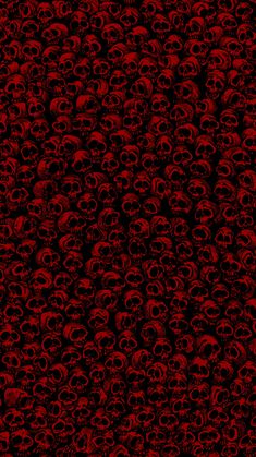 a red background with skulls on it