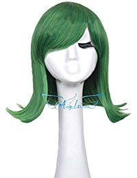 Unisex Lolita Party Halloween Cosplay Costume Hair Full Wigs Short (Green) Wigs Short, Party Halloween, Full Wigs, Halloween Cosplay