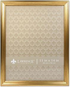 a gold frame with an ornate pattern on it