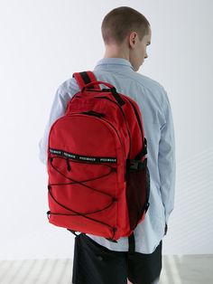 Editor's NotesWith roomy space and casual design, this backpack is perfect for daily item. It is motivated from outdoor luggage. Keep your belongings such as phone and wallet safe and easy with various partitions.- 4 main pockets- 7 sub pockets - Total 17 pockets for multi storage- Graphic and string detail on front - Mesh detail on back- Strap on back- Safe partition for laptop Measurements(in.)Onesize- Width: 14.56 in.- Height: 19.29 in.- Length: 8.26 in,Composition & Care- Sporty Standard Backpack With Multiple Pockets, Sporty Backpack With Multiple Pockets, Backpack With Side Pockets For Daily Use, Travel Backpack With Side Pockets, Standard Travel Backpack With Side Pockets, Functional Everyday Backpack With Side Pockets, Urban Backpack With Functional Pockets For School, Sporty Travel Backpack With Multiple Pockets, Daily Use Backpack With Multiple Pockets