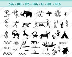 an image of native american symbols