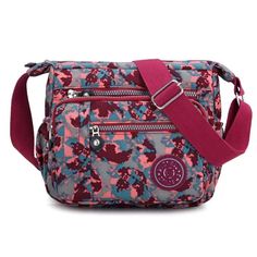 Mode Purple, Travel Crossbody Bag, Waterproof Messenger Bag, Waterproof Zipper, Travel Crossbody, Crossbody Bags For Travel, Women Crossbody Bag, Nylon Tote Bags, Travel Purse