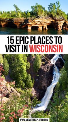 15 Epic Places to Visit in Wisconsin Wisconsin In Winter, Wisconsin Family Vacations, Visit Wisconsin, Wisconsin Day Trips, Wisconsin Dells Vacation, Winter Places, Things To Do In Wisconsin, Bucket List Places To Visit, Wisconsin State Parks