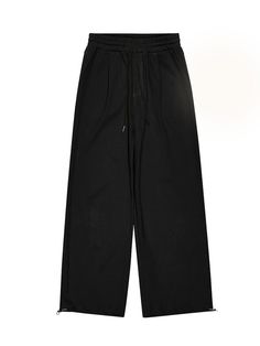 This product combines a relaxed fit with a structured design to create a versatile piece suitable for various occasions. The pants feature a comfortable elastic waistband and adjustable drawstring for a personalized fit. A seamless blend of functionality and style, these pants are an essential addition to any wardrobe. - These pants boast deep pockets, blending practicality with sleek design.- The elasticated cuffs offer a snug fit and highlight the shoe wear.- Crafted from premium fabric, the pants offer all-day comfort without sacrificing durability.- Their minimalist design allows for easy integration into a multitude of outfits, making them a staple for any fashion-conscious individual. Black Pants Baggy, Joggers Design, Black Baggy Pants, Essential Pants, Outfit Gym, Black Jogger Pants, Tracksuit Pants, Structured Design, Men Stylish Dress