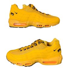 Nike Air Max 95 City Special - Nyc New York City Taxi Size: 10.5 Dh0143-700 Light Marks On Back Outside Heel Of Left Shoe No Box Never Worn Yellow Custom Lace-up Sneakers With Air Cushioning, Yellow Low-top Custom Sneakers With Air Cushioning, Nike Yellow Sneakers With Air Cushioning, Nike Air Max Cushioned Yellow Sneakers, Nike Air Max Yellow Sneakers, Nike Yellow Sneakers With Air Max Cushioning, Nike Yellow Custom Sneakers With Air Max Cushioning, Nike Custom Yellow Sneakers With Air Max Cushioning, Yellow Custom Sneakers With Air Max Cushioning For Streetwear