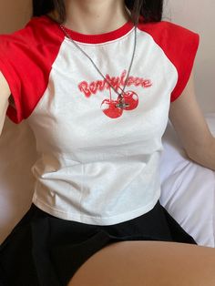 Baseball Tees Aesthetic, Baseball Tee Aesthetic, Red Cowgirl Boots Outfit, Baseball Tee Outfits, Fem Clothing, Pastel Aesthetic Outfit, Kpop Performance, Red Cowgirl Boots, Cowgirl Boots Outfit