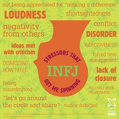 Stressors that get me spinning: check out this INFJ stress head! Credence Aesthetic, Infj Scorpio, Myers–briggs Type Indicator, Myers Briggs Type