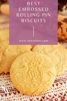 the best embossed rolling pin biscuits